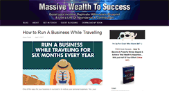 Desktop Screenshot of massivewealthtosuccess.com